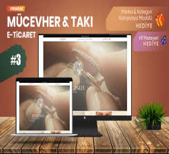 Mücevher & Takı E-Ticaret Konsepti #3