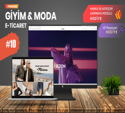 Giyim & Moda E-Ticaret Konsepti #10