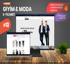 Giyim & Moda E-Ticaret Konsepti #13