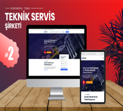 Teknik Servis Kurumsal Teması #2